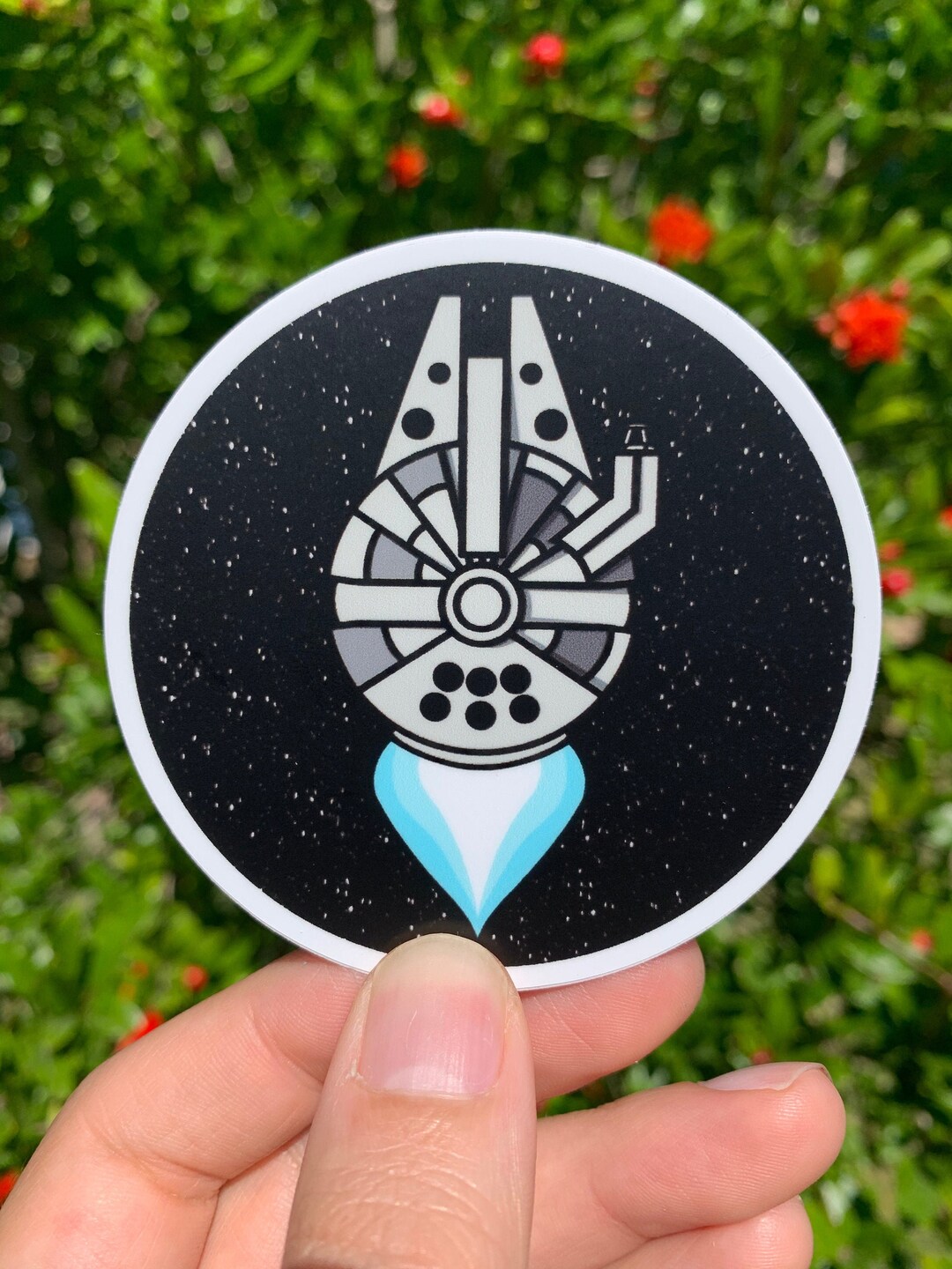 Millenium Ring Sticker Millennium Falcon, Millennium Falcon Sticker, Star Wars Sticker, Disney ...