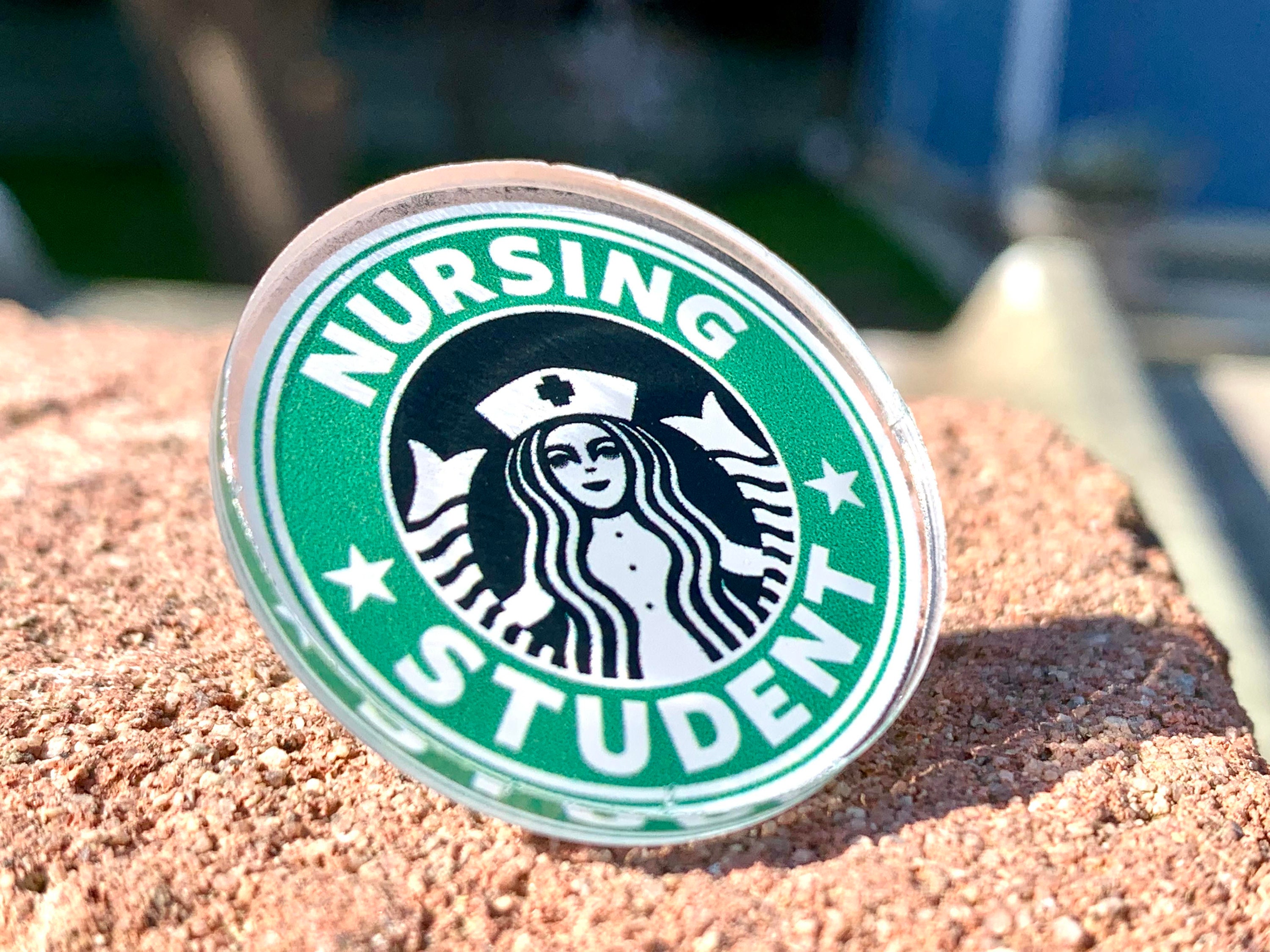 Nursing Student Nursing Pins Nursing Starbucks Nursing Etsy