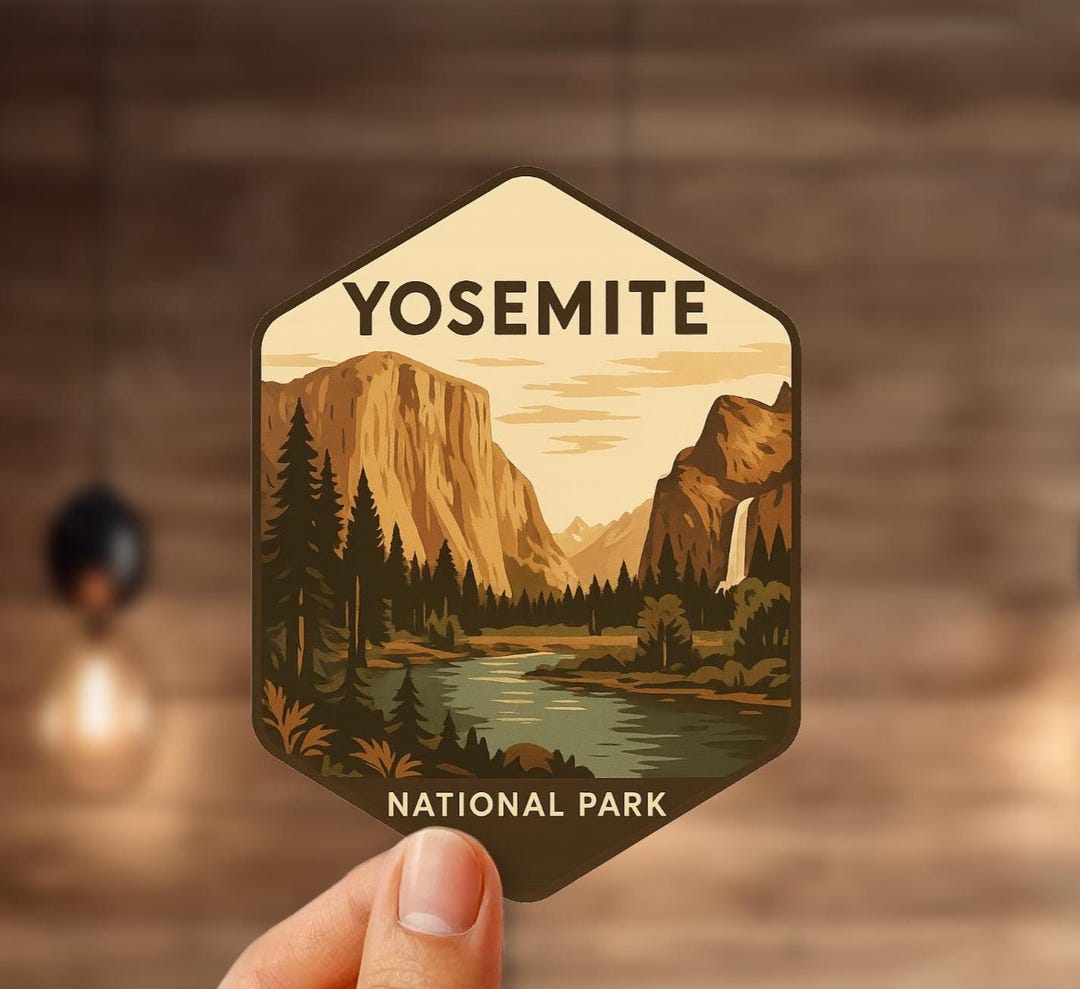 National Park Sticker Pack – Retro National Park Decals, Hiking ...