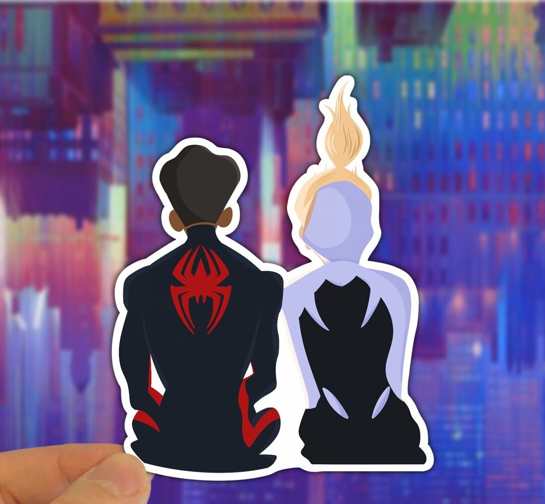 Miles Morales, Miles Morales Sticker, Spiderman, Marvel, Spidergirl