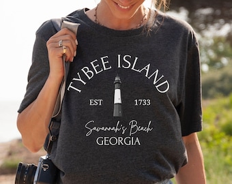 Tybee Island TShirt, Tybee Island Lighthouse, Tybee Island Shirt, Tybee Island Gift, Tybee Island Georgia, Savannahs Beach Tee