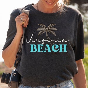 Virginia Beach Shirt Beach Souvenir Gift Virginia Tshirt Vacation Tee Virginia Beach VA Gift for Beach Lover Coastal T Shirt