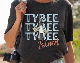 Tybee Island Shirt Tybee Island Lighthouse GA Tshirt Unisex Gift Tybee Island Georgia Tee Savannahs Beach T-Shirt Beachy Gift