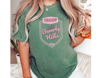Troop Beverly Hills Shirt, Comfort Colors Tee, 80s movies, Los Angeles Gift, We Dont Need Patches, Beverly Hills California Tshirt
