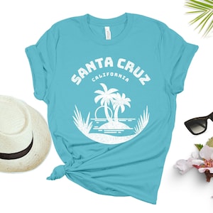 Santa Cruz Shirt, Santa Cruz California, Santa Cruz Tee, Santa Cruz Gift, CALI Tee, Santa Cruz CA T-Shirt, California Crewneck,