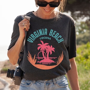 Virginia Beach Shirt Virginia Tshirt Gift Virginia Beach Tee Virginia Beach VA Gift for Beach Lover Beachy Unisex T-Shirt