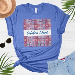 Catalina Island Shirt, Catalina Tshirt, Catalina Island California, Catalina Tile, Catalina Island Gift for Beach Lover, California Tee