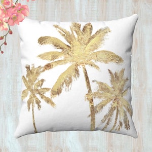 Palm print outdoor pillows 2025