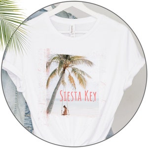 Siesta Key, Siesta Key Shirt, Siesta Key FL, Siesta Key Gift, Florida Tee, Palm Tree Tshirt, Florida Vacation, Vacay Mode T-Shirt