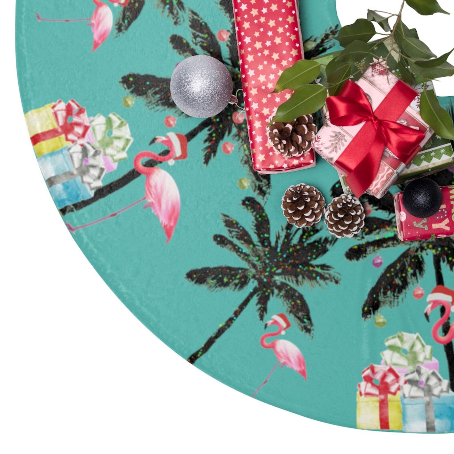 Beach Themed Christmas Tree Skirt 
