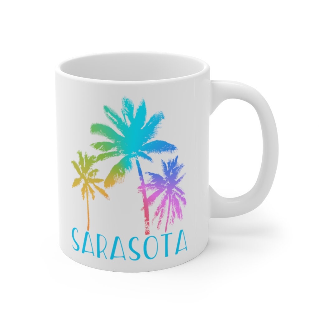 Sarasota Mug Sarasota Florida Ceramic Coffee Mug Coastal Etsy