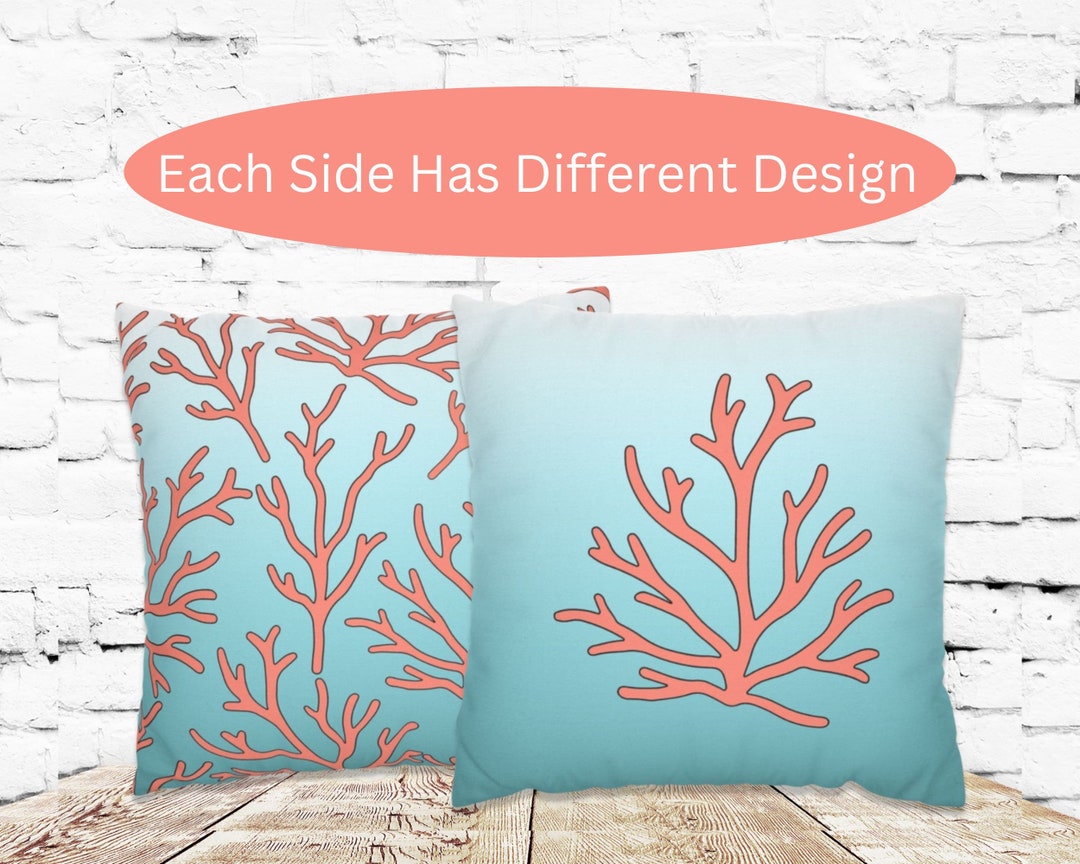 Oceanaire Coral Pillow