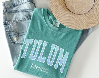 Tulum Shirt Tulum Beach Bach Shirts Tulum Comfort Colors Tshirt Tulum Mexico Vacation Tee Riviera Maya T Shirt Tulum T-shirt Souvenir