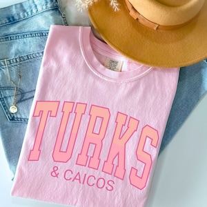 Turks and Caicos, Turks Comfort Colors Shirt, Beach Tee, Turks And Caicos Tshirt, Caribbean Islands, Providenciales, Grace Bay Beach T Shirt