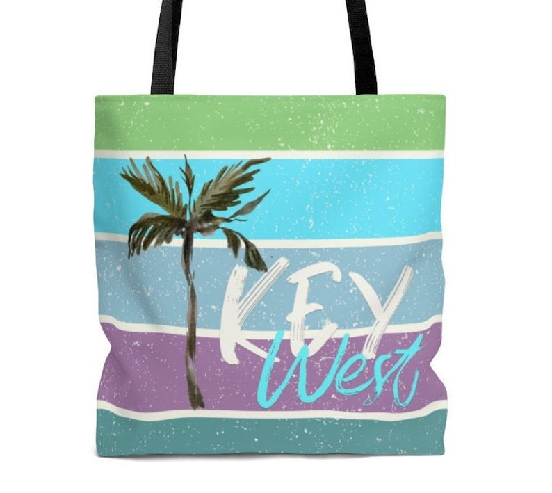 Key West Tote Bag Key West Gift Florida Keys Souvenir FL Etsy