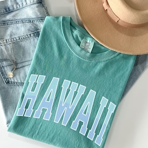 Hawaii Comfort Colors Shirt, Hawaii Tshirt, Summer Comfort Colors Tee, Tropical T-shirt, Beachy Gift, Beach Tee