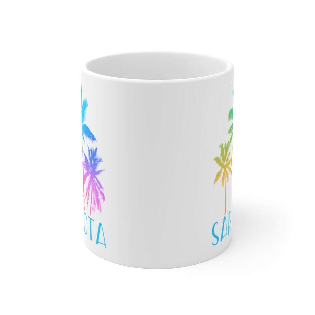 Sarasota Mug Sarasota Florida Ceramic Coffee Mug Coastal Etsy