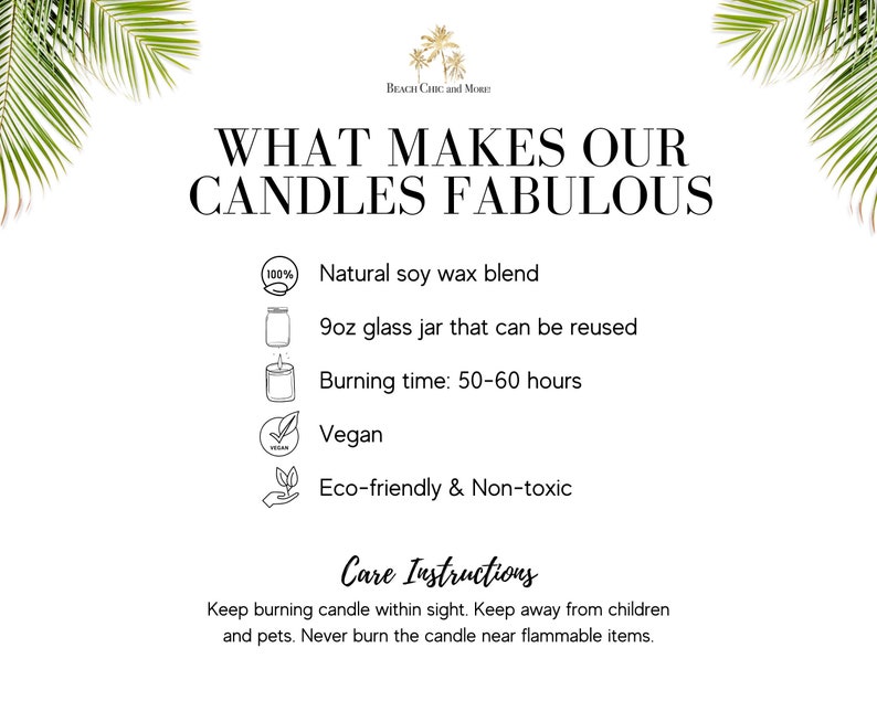 Key West Candle, Key West Florida, Personalized Palm Tree Candle, Gift