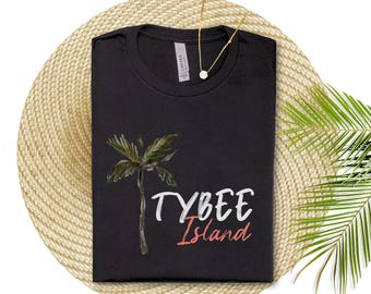 Tybee Island Georgia Shirt Tybee Island GA Beach Tee Savannah Coastal Vacation T-Shirt Tybee Island Souvenir Gift Beach Lover Shirt