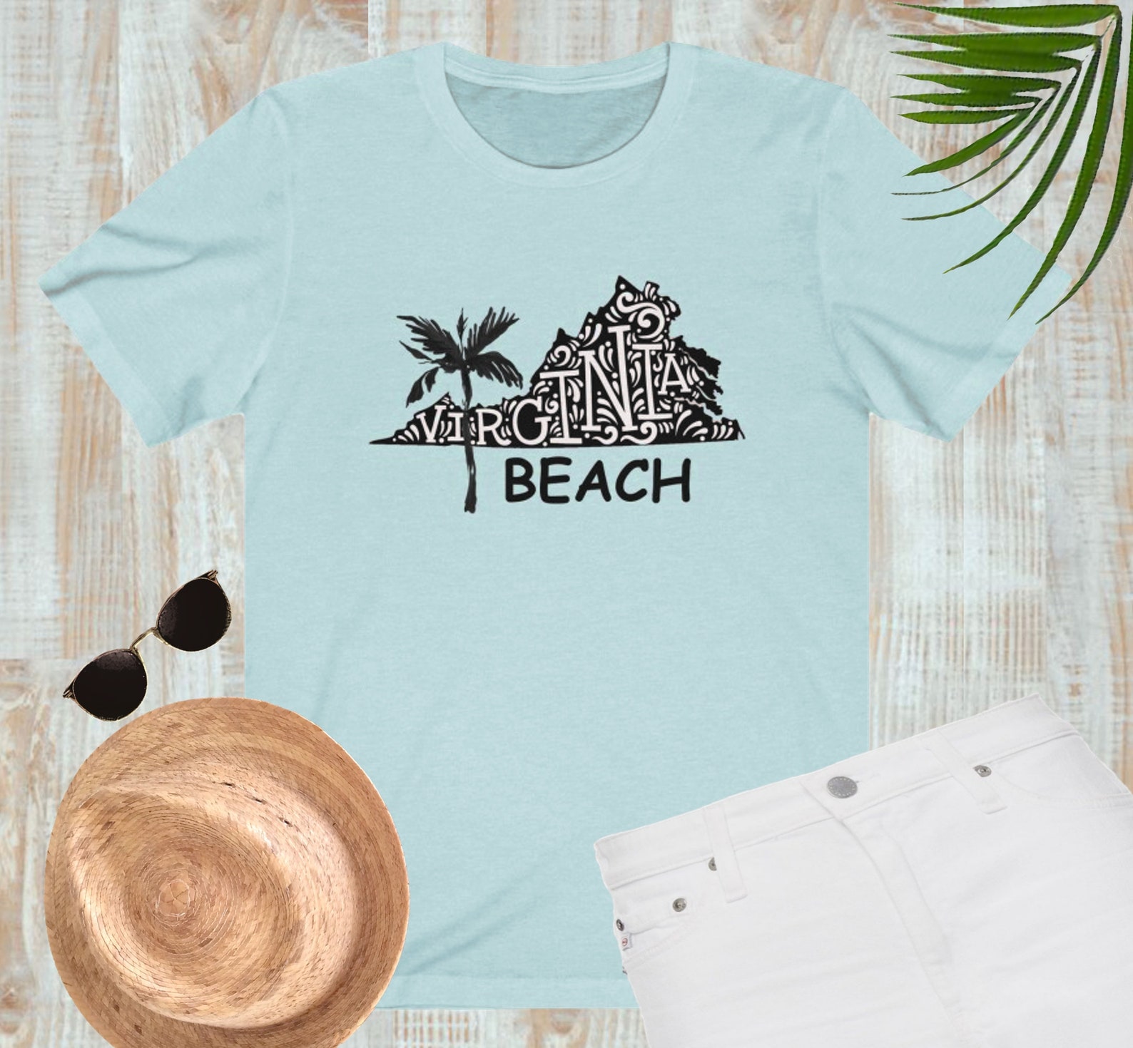 Virginia Beach Shirt Virginia Beach Gift Virginia Tshirt Etsy UK