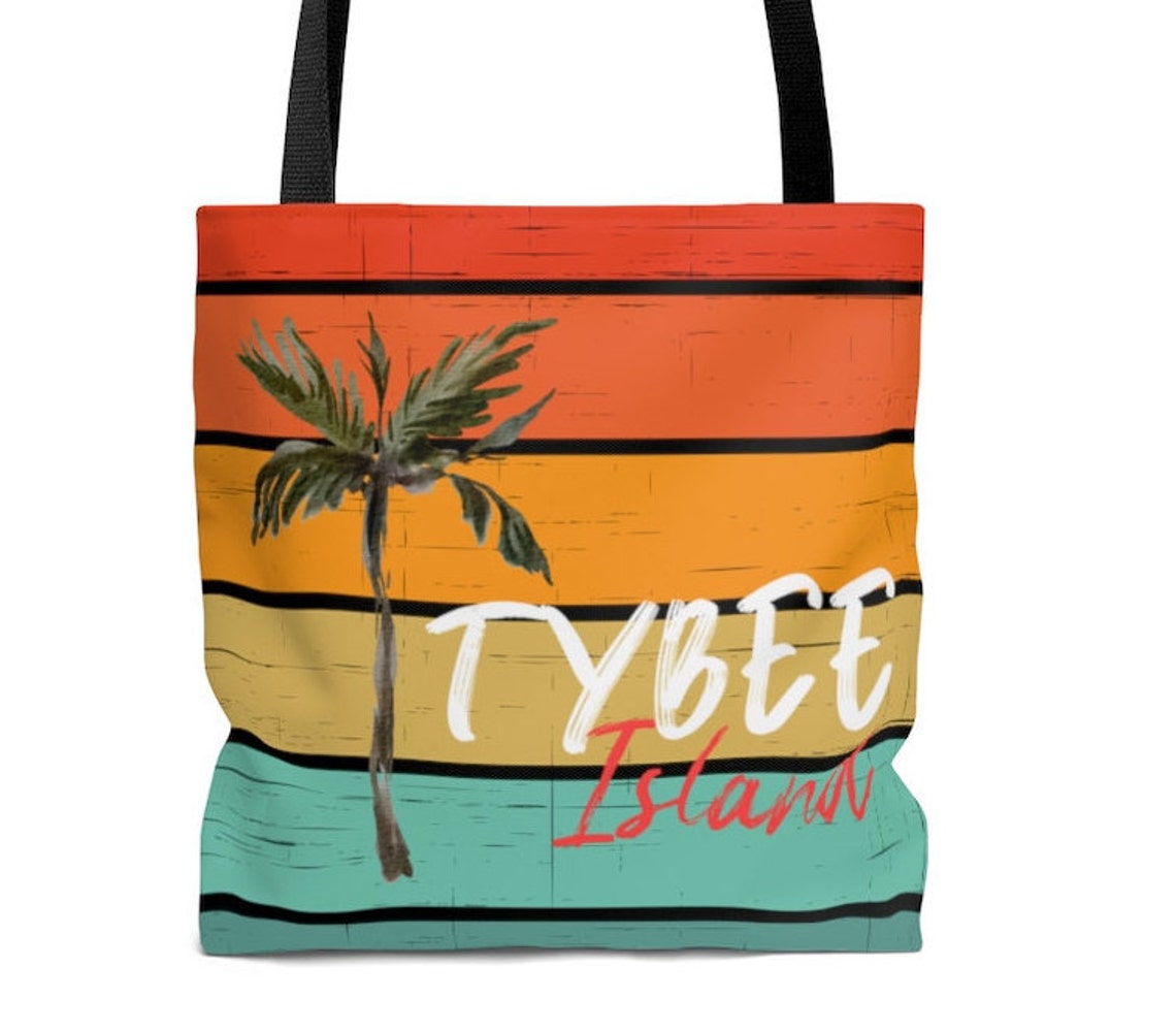 Tybee Island Tote Bag Tybee Island Tybee Island Etsy