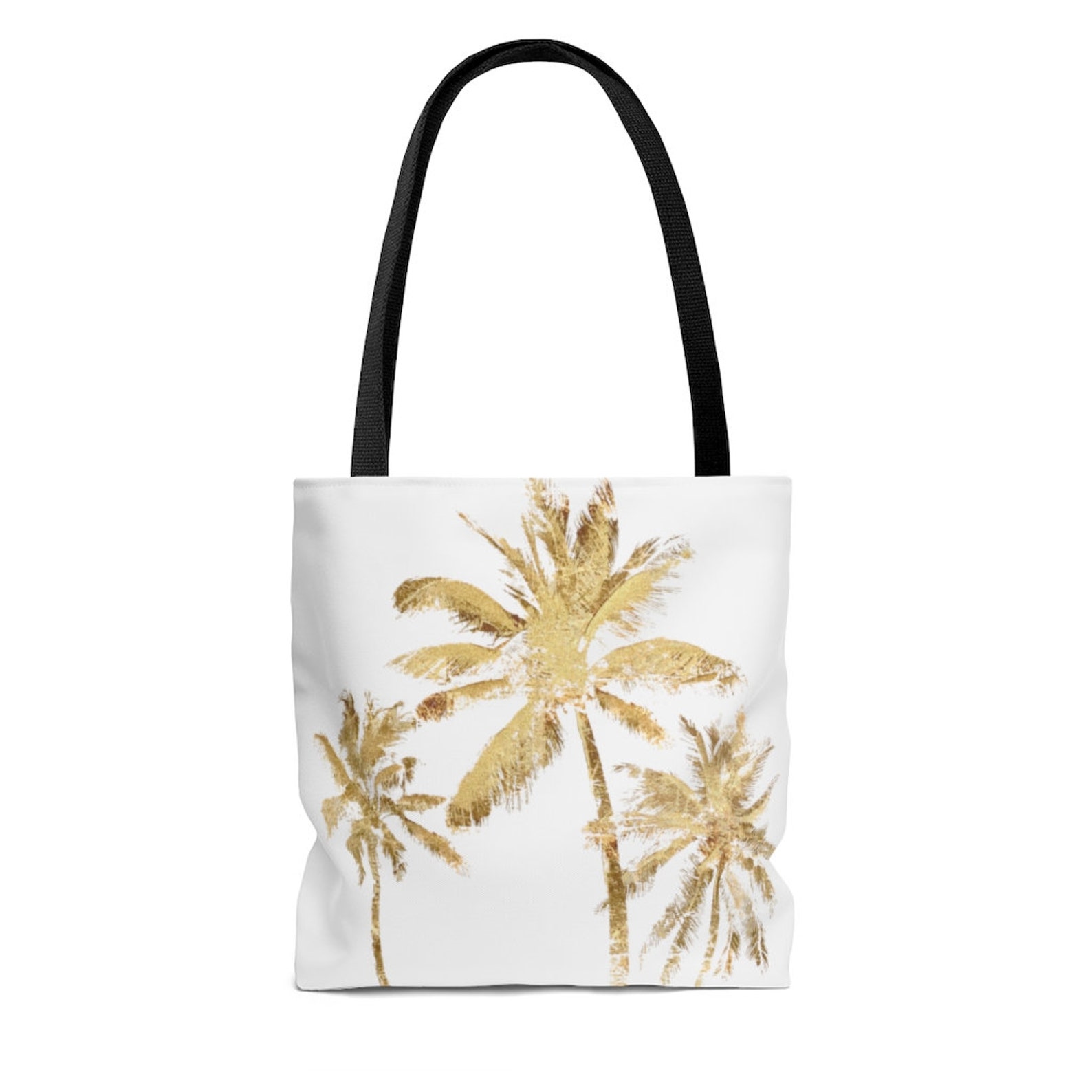 Palm Tree Tote Beach Tote Palm Tree Beach Bag Tropical Tote Etsy