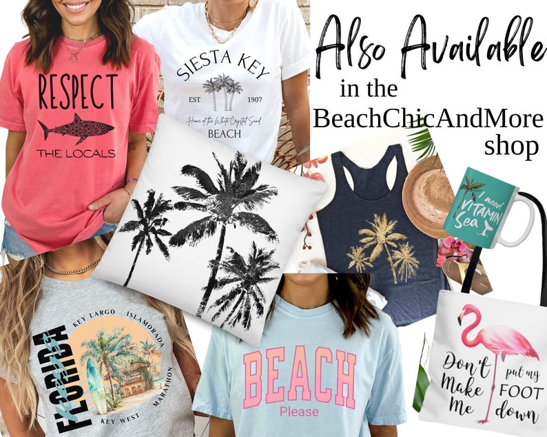 Palm Tree Tshirt Palm Beach Chic Beach Tshirt Beach Lovers Gift Tropical Vacation Shirt Vacay Mode Beach Clothes Palm Trees Shirt immagine 9