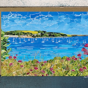 Carte de collage entre Falmouth et Flushing, Cornouailles