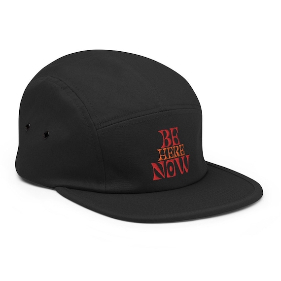 Be Here Now Five Panel Cap - Happy Hats