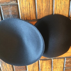 Bra Cups Round Size A Black, Super Soft &quot;Great Quality & Price&quot;