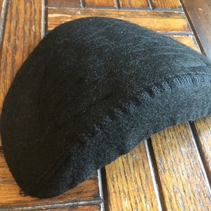 Shoulder Pad Black / Thin Sturdy Drop Shoulder / Tailor Quality &quot;Made in U.S.A.&quot;