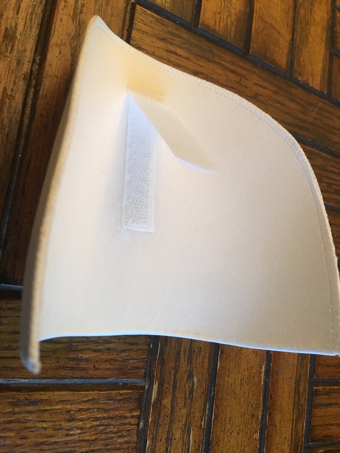 Attachable Shoulder Pad White w/velcro bra attachment FREE Etsy