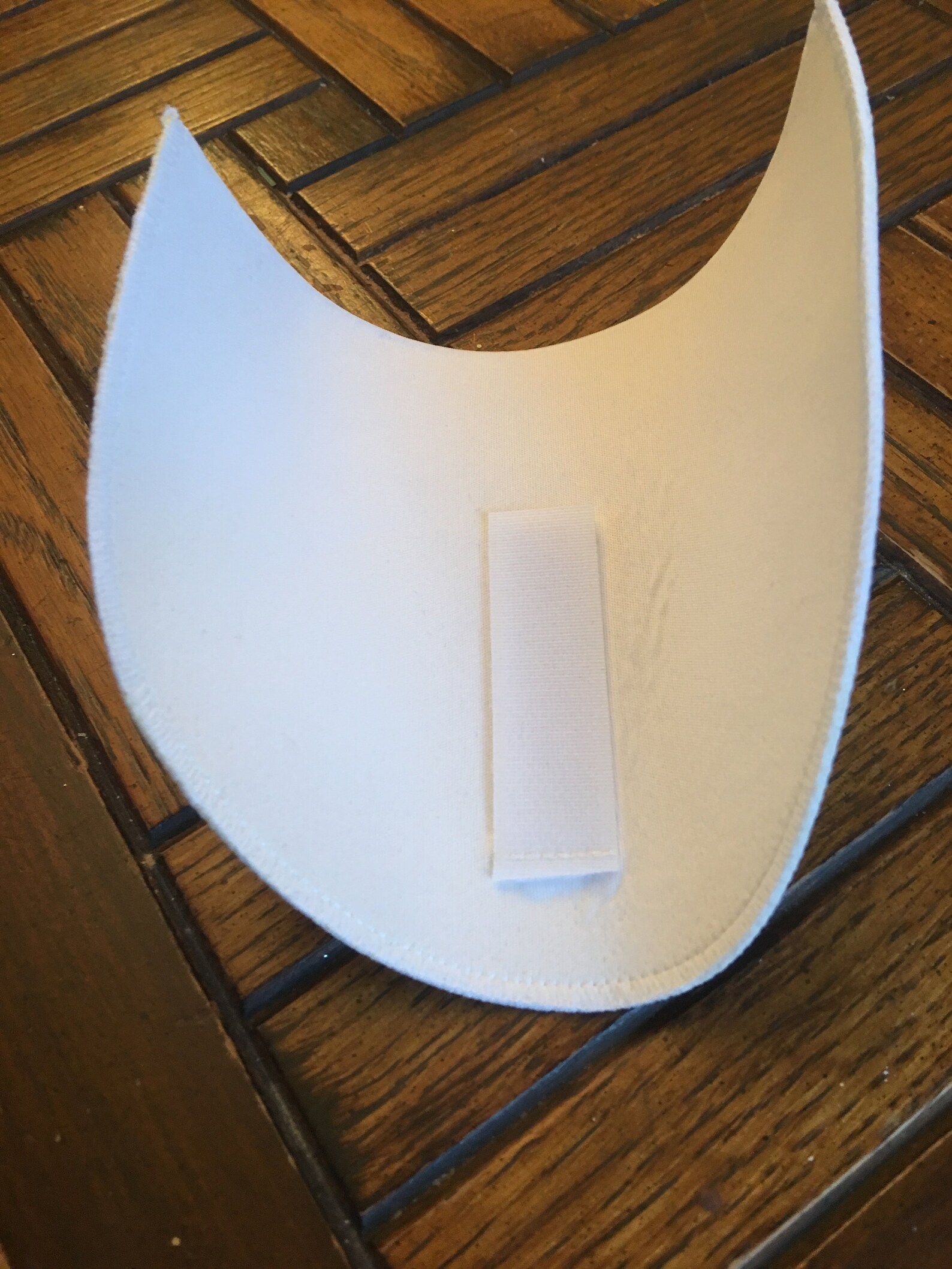 Attachable Shoulder Pad White w/velcro bra attachment FREE Etsy