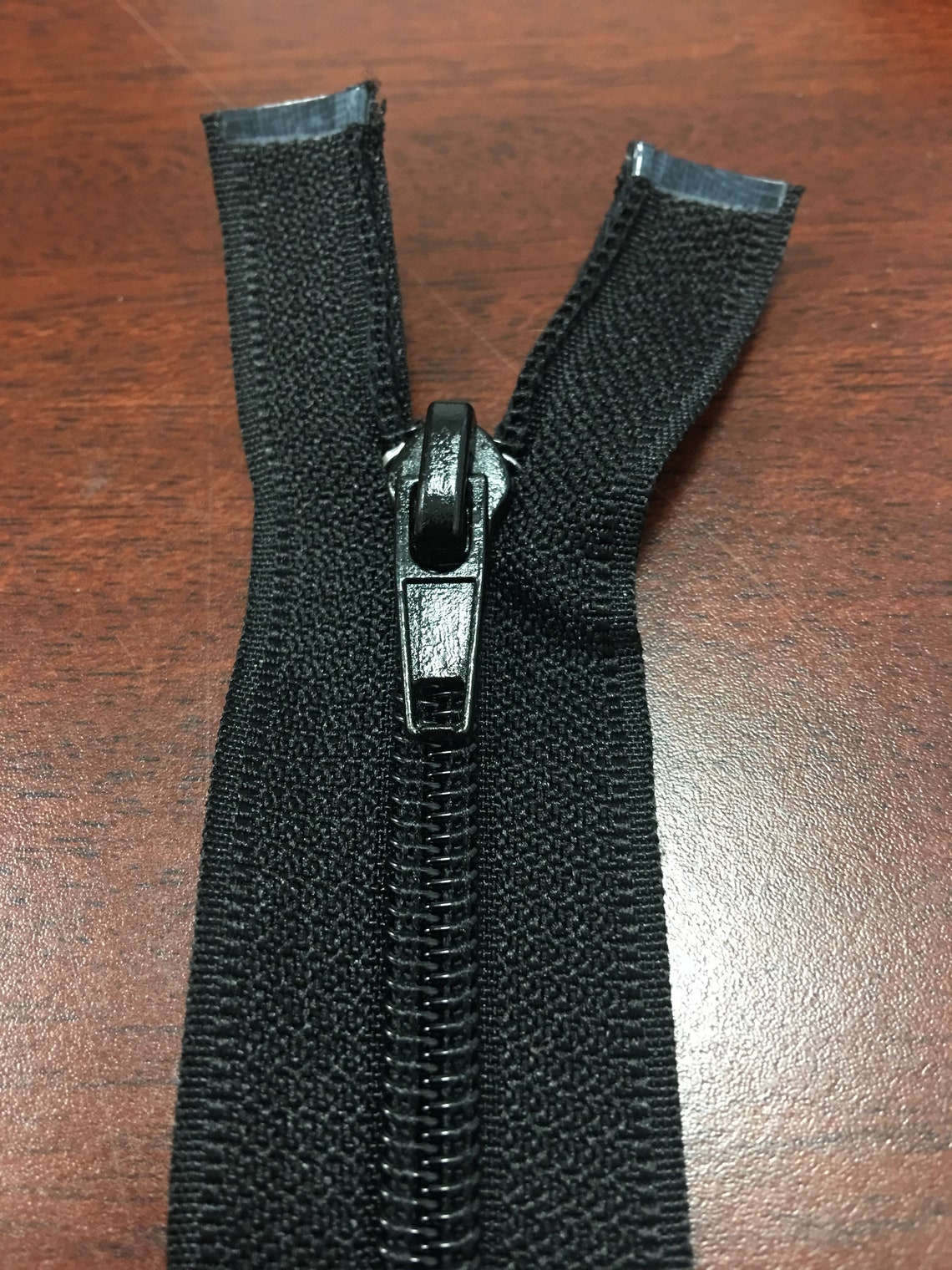 12 Inch Coil Separating Black Zippers First Etsy