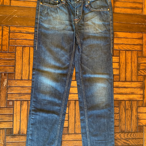 Vintage Low Rise Jeans (Made in Italy) 100% Cotton ~FREE SHIPPING~ Great Quality & Fit...