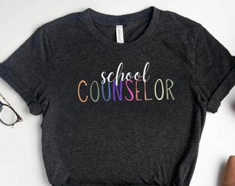 School Counselor Shirt for Women Back to School Counselor Tshirt School Counseling Tee Teacher Shirt Gift for School Counselor Therapy Shirt