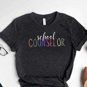 School Counselor Shirt for Women Back to School Counselor Tshirt School Counseling Tee Teacher Shirt Gift for School Counselor Therapy Shirt