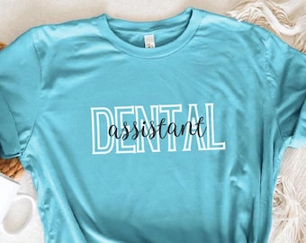 Camisa de asistente dental, camisa de higienista dental, camiseta de asistente dental, camisa dental, camisa higienista, camisa de graduación dental, estudiante dental