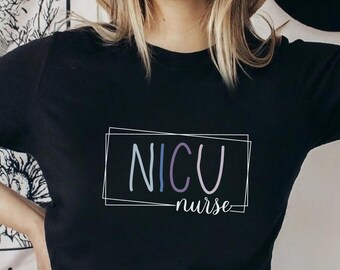 Koszulka pielęgniarki NICU, koszulka NICU RN, prezent dla pielęgniarki NICU, koszulka pielęgniarki na oddziale intensywnej terapii noworodków, koszulka pielęgniarki NICU, koszulka pielęgniarki na oddziale intensywnej terapii noworodków, NICU