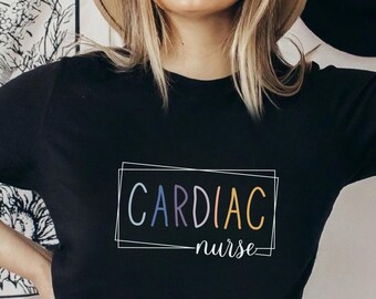 Cardiac Nurse Shirt, Cardiovascular Nursing Tee, Cardiac Shirt, Heartbeat Nurse Tee, Nursing School Shirt, Nursing School Shirt, Nurse Squad
