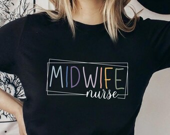 Verloskundige verpleegkundige shirt, verloskundige verpleegkundige Tee, verloskundige gift, verloskunde student tshirt, verloskundige student kleding, gecertificeerde verpleegkundige verloskundige, verloskundige Tee