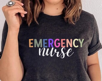 Notfall Krankenschwester Shirt ER Krankenschwester Shirt Geschenk für Krankenschwestern Notfall Pflege Shirt Registrierte Krankenschwester Shirt ER RN Shirt ER Krankenschwester Shirt ER Abteilung Shirt