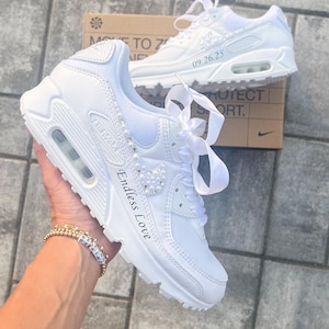air max 90 white laces