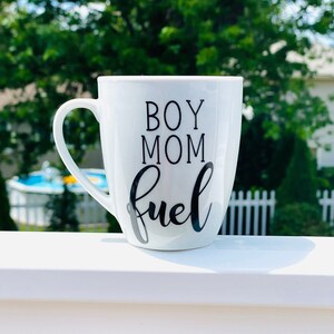  SuBin shop Boy Mom Rainbow Coffee Mug - Gift For Boy Mom - Gift  For New Mom - Gift For Mom Of Boys - Funny Coffee Mug Gift For Mother's Day