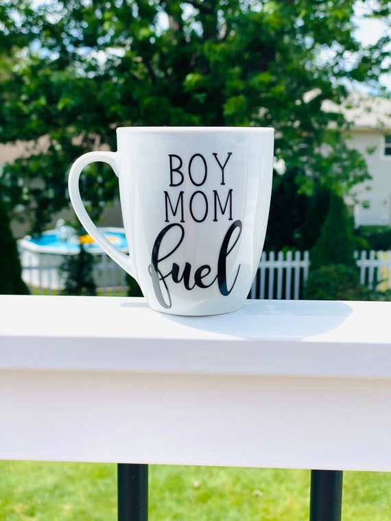 Boy Mom Fuel Personalized Mug Personalized Boy Mom Mug Boy Mom Mug Kids  Names on Mug for Mom 