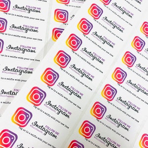 Personalized Instagram Stickers: Business Packaging (30 Pack)