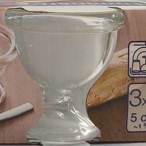 Luminarc Egg Cup 3 Piece Set Cocoon. Brand New.