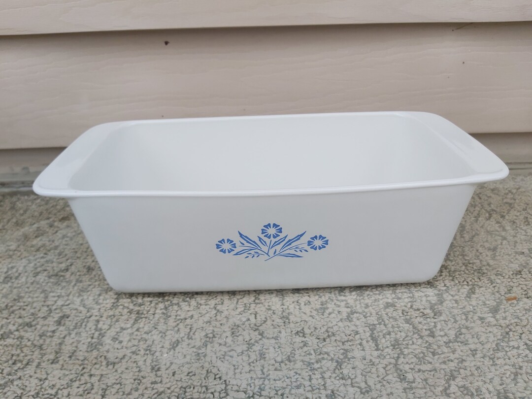 Corningware Loaf Pan Blue Cornflower P315B. Made in Canada. Etsy