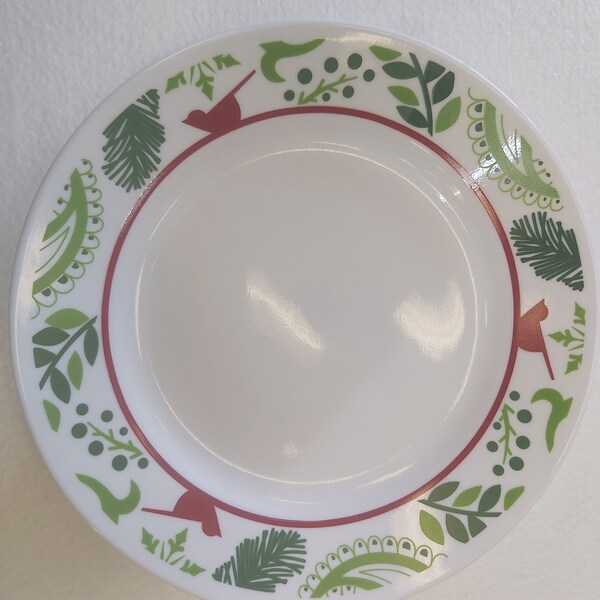 Corelle Dinner Christmas Plates Etsy