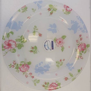 Luminarc 27cm Dinner Plate Rose. Brand New.